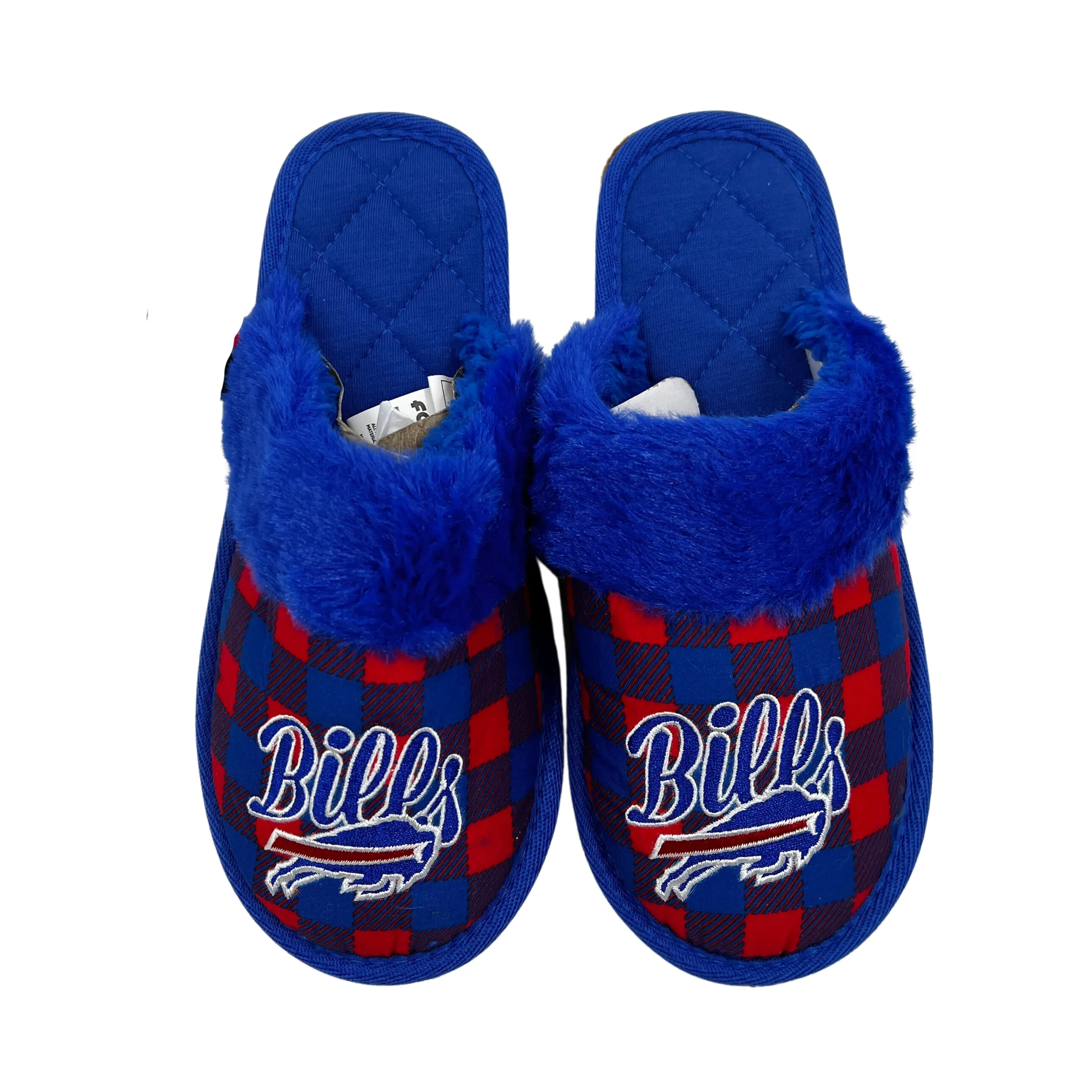 Women's Buffalo Bills Flannel Sherpa Mule Slipper