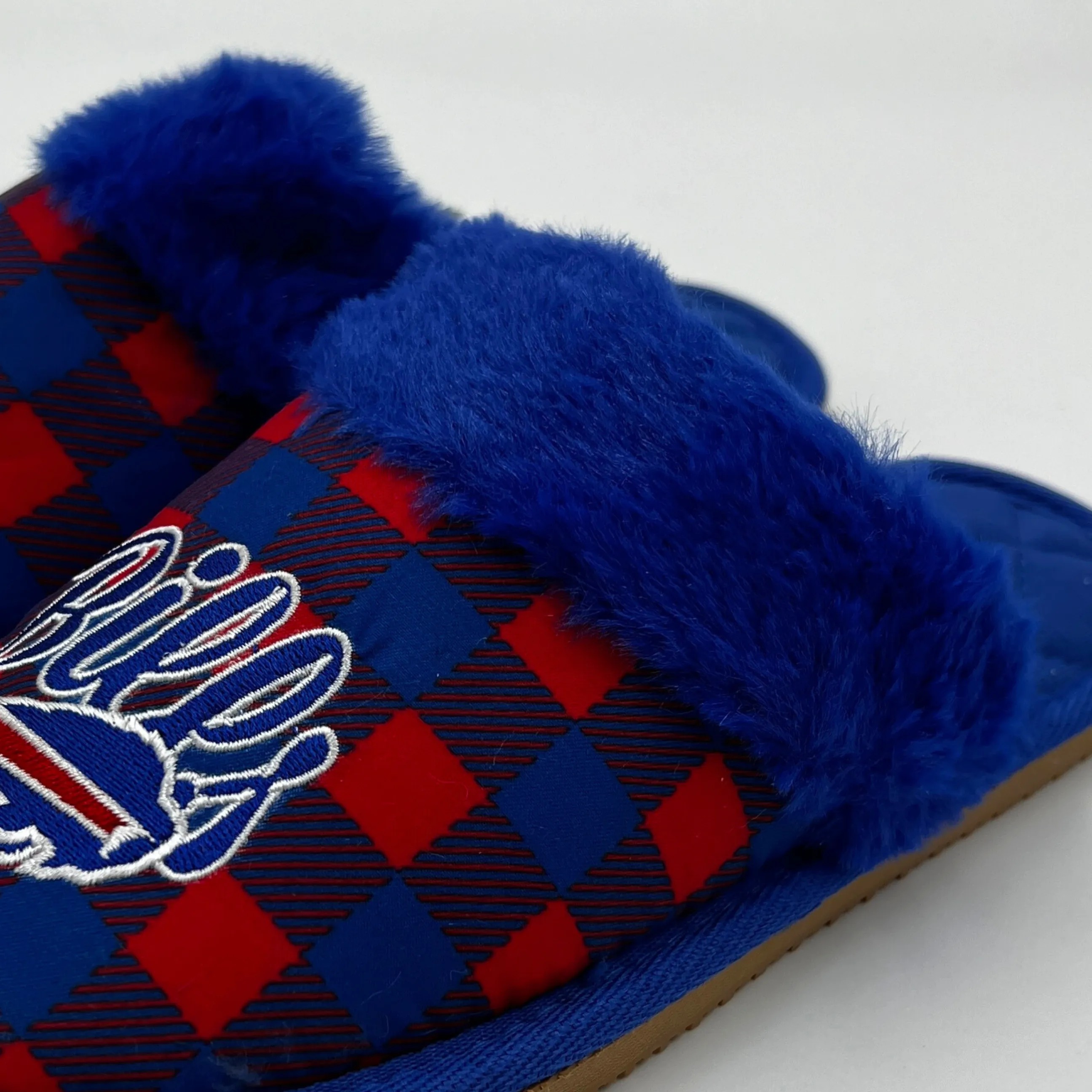 Women's Buffalo Bills Flannel Sherpa Mule Slipper